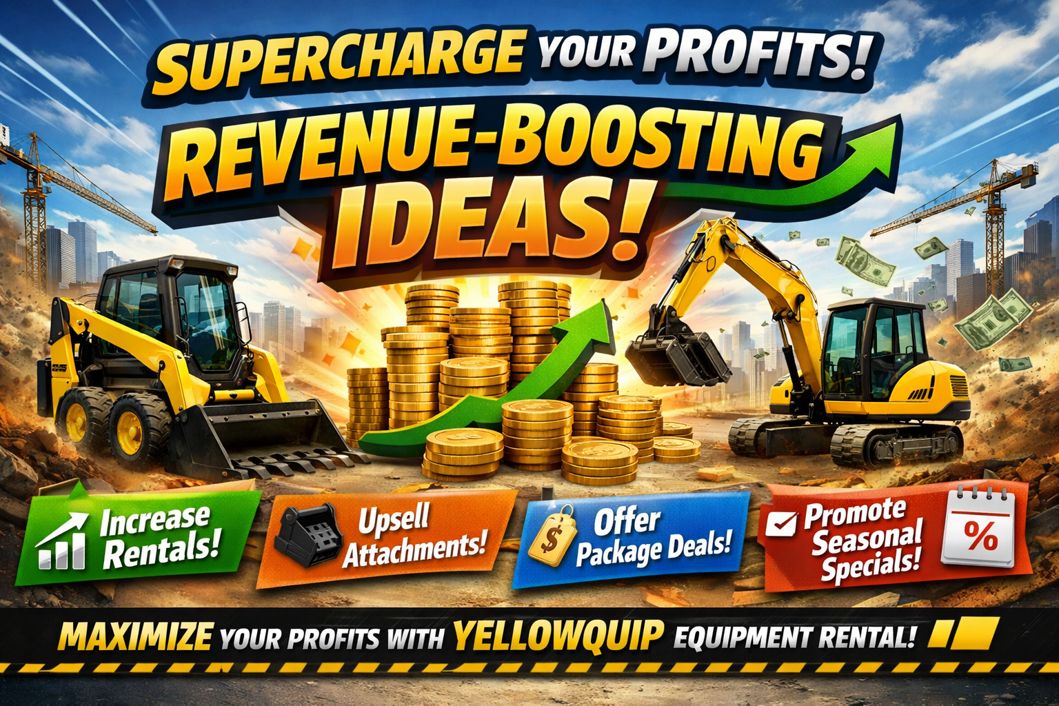 Revenue-Boosting Ideas for YellowQuip Equipment Rentals
